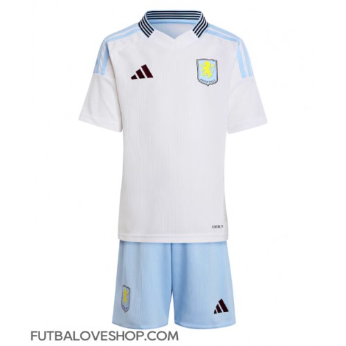 Dres Aston Villa Preč pre deti 2024-25 Krátky Rukáv (+ trenírky)